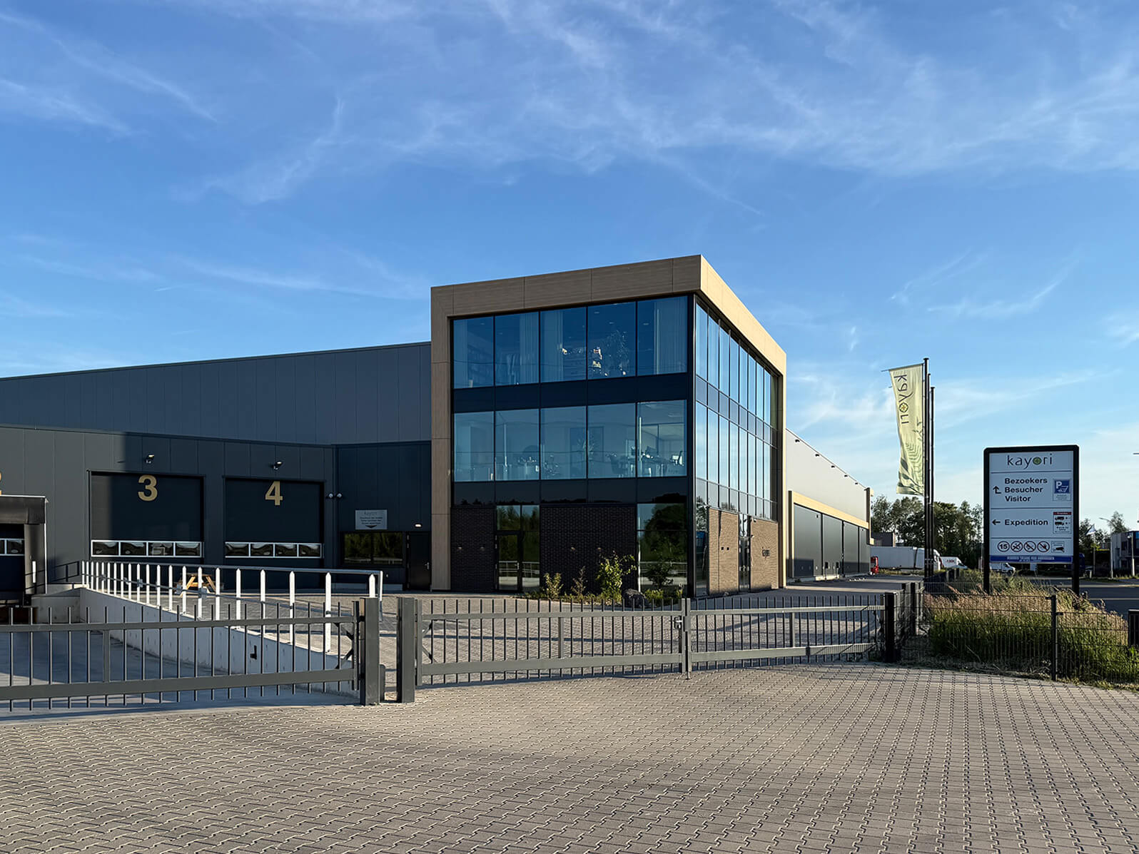 Grid extension voor distributiecentrum